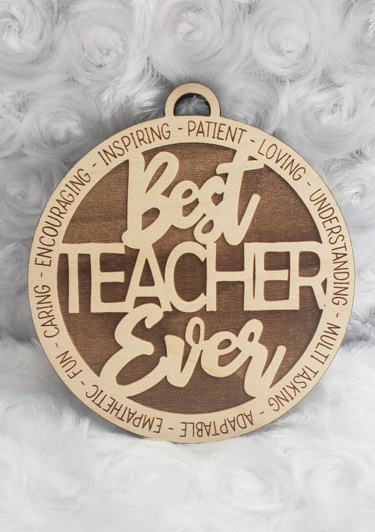 Best Teacher Ever Ornament