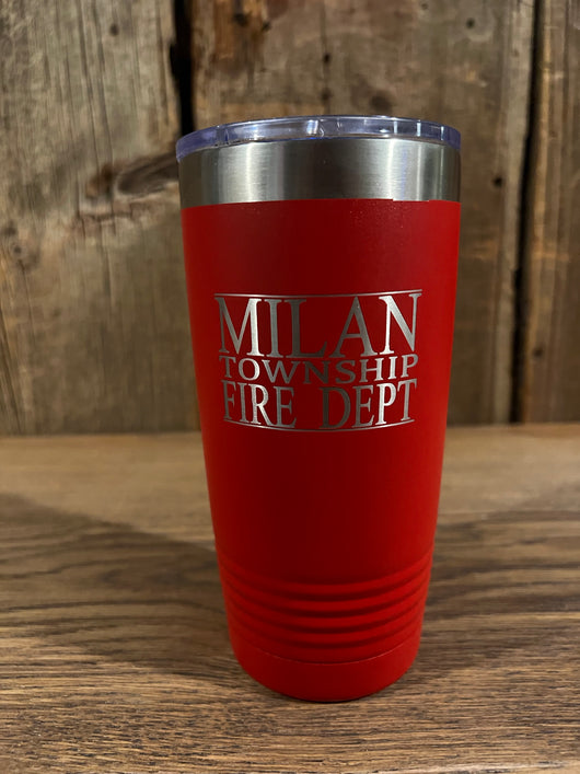 MTFD 20oz Polar Camel Thermal Cup- Red